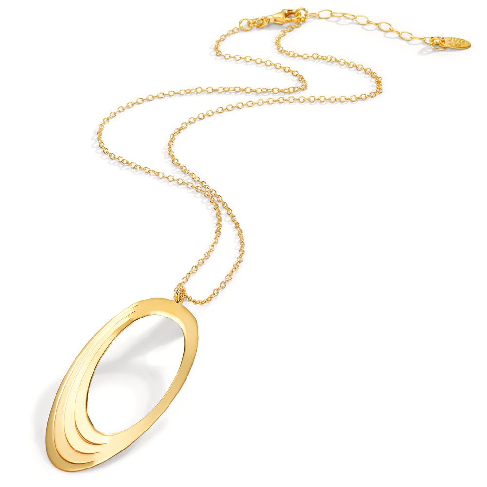 Collar Plata Amarillo Dorado 40-44 cm