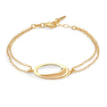 Pulsera Plata Amarillo Dorado