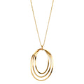 Collar Plata Amarillo Dorado 40-44 cm
