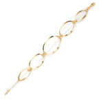 Pulsera Plata Amarillo Dorado