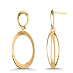 Pendientes Plata Amarillo Dorado