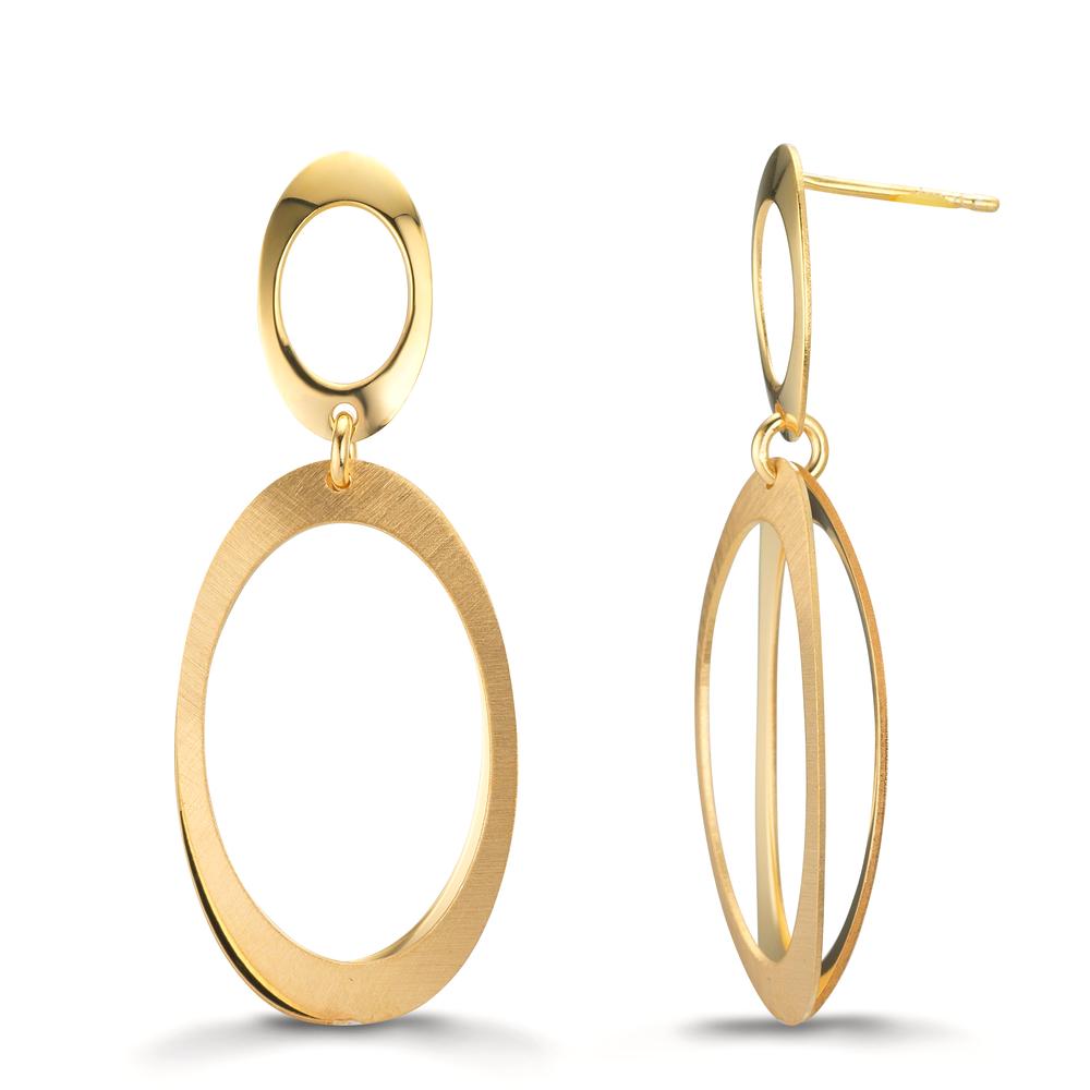 Pendientes Plata Amarillo Dorado