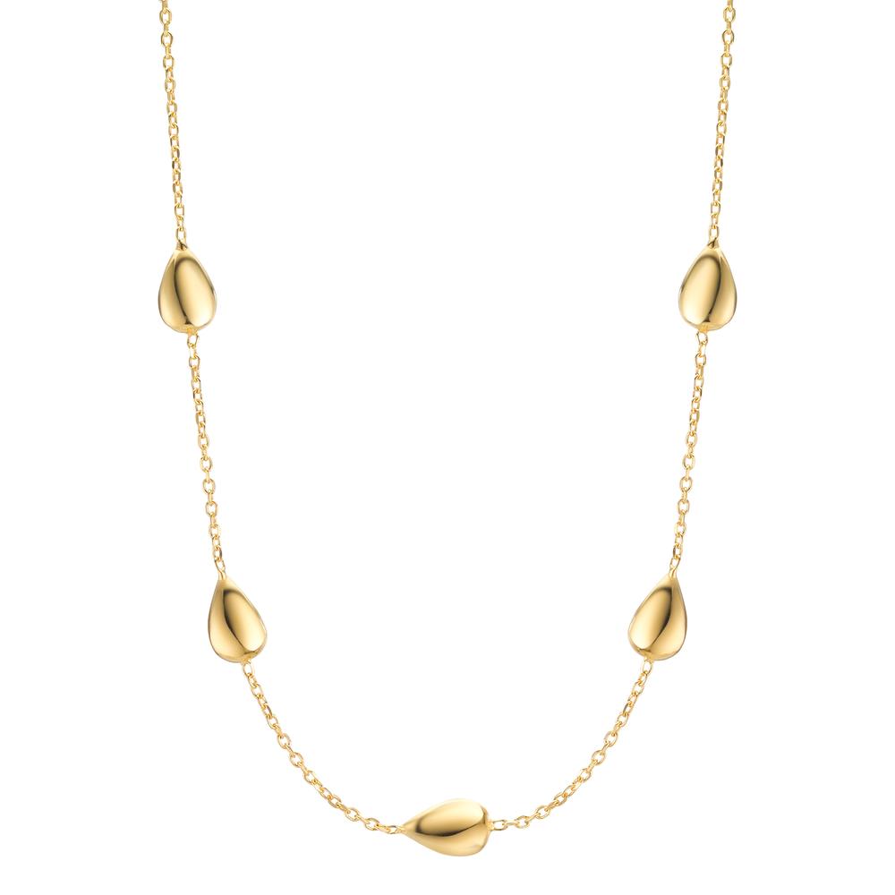 Collar Plata Amarillo Dorado 40-44 cm