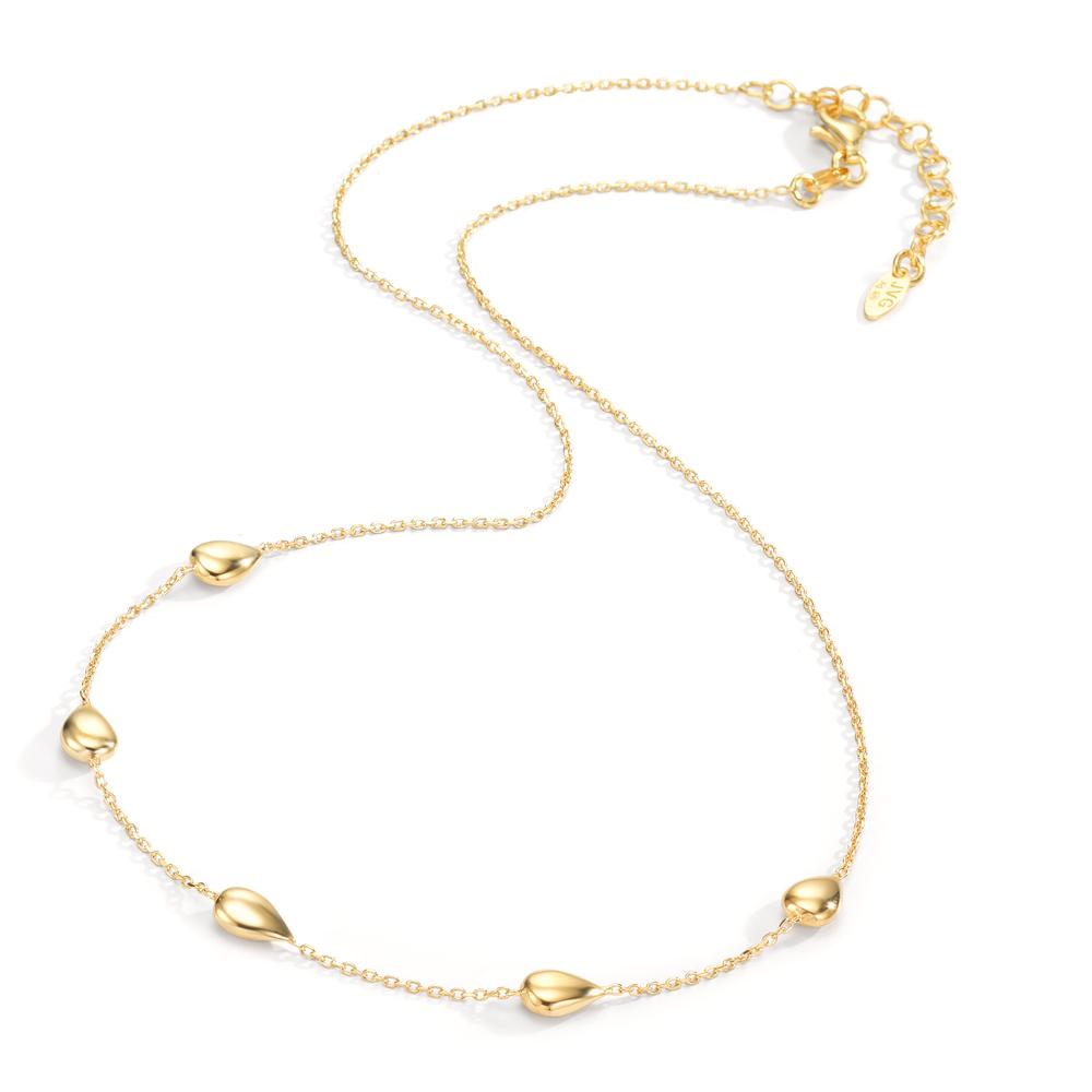 Collar Plata Amarillo Dorado 40-44 cm