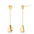 Pendientes Plata Amarillo Dorado