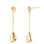 Pendientes Plata Amarillo Dorado