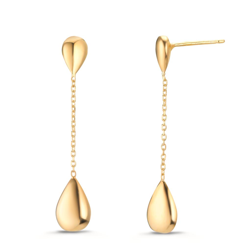 Pendientes Plata Amarillo Dorado