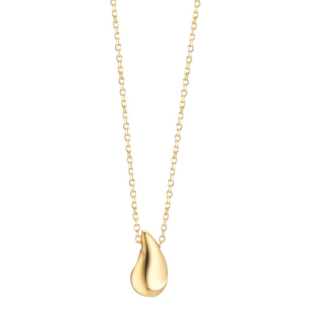 Collar Plata Amarillo Dorado 40-44 cm