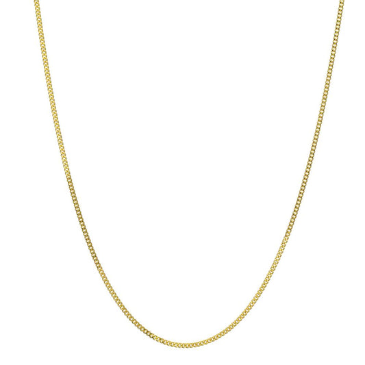 Collar forzada 750/oro amarillo de 18 quilates