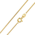 Collar forzada 750/oro amarillo de 18 quilates