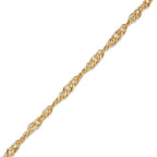 Tobilleras Oro amarillo de 375/9K 23-25 cm