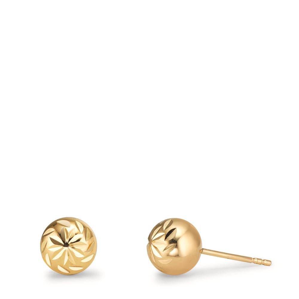 Pendientes Oro amarillo de 375/9K Ø6 mm