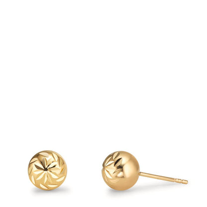 Pendientes Oro amarillo de 375/9K Ø6 mm