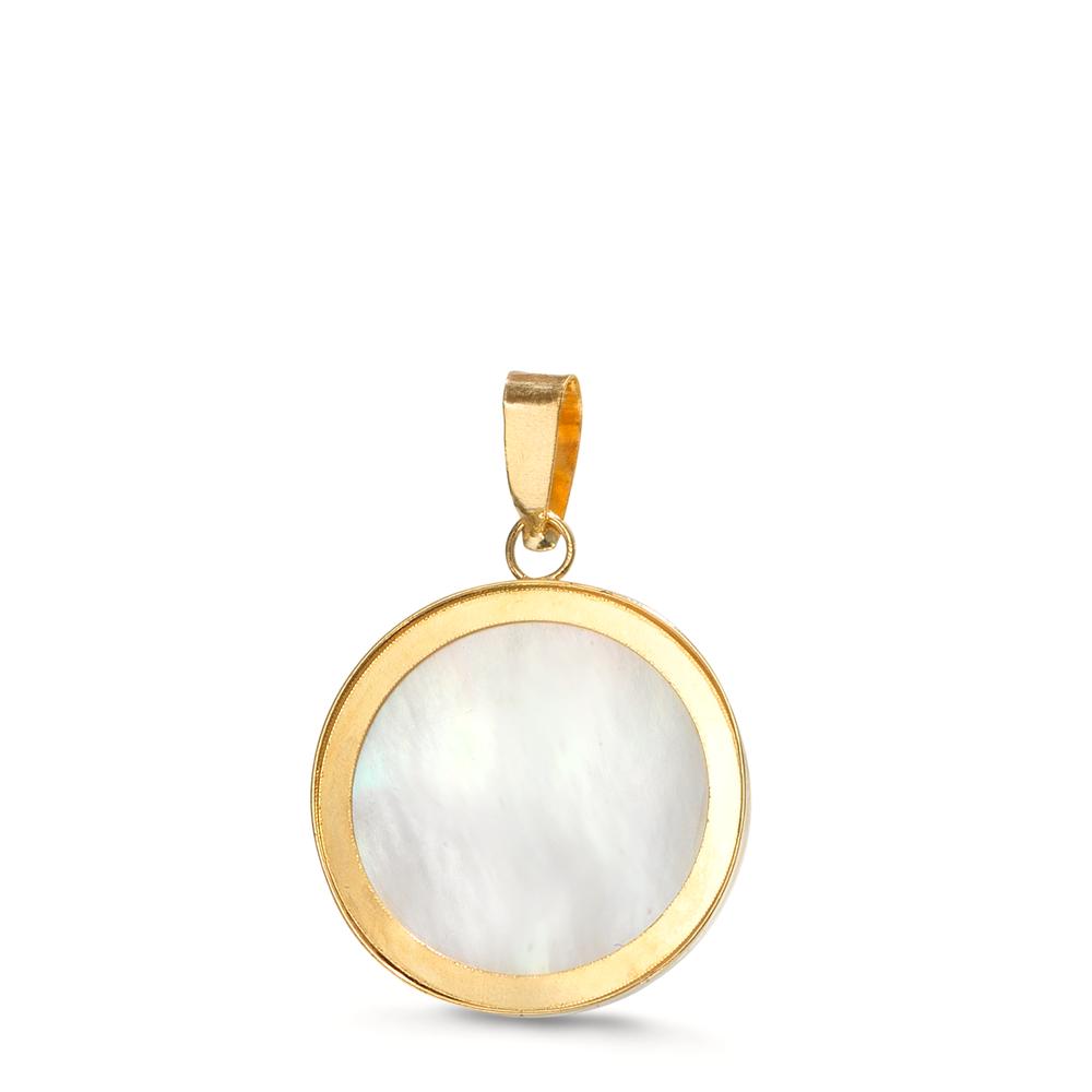 Colgante 750/oro amarillo de 18 quilates Madre perla globo Ø12 mm