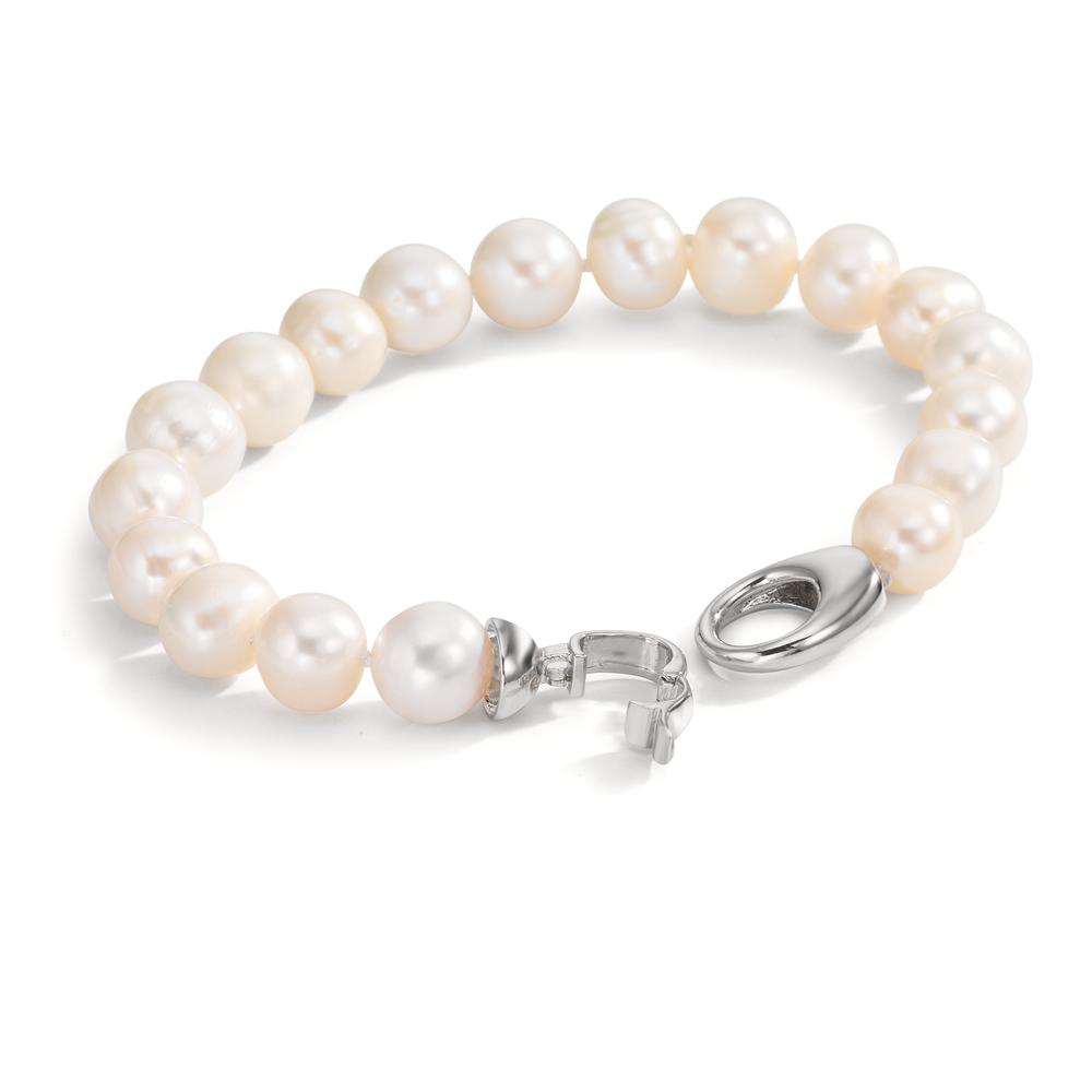 Pulsera Acero inoxidable Perla cultivada de agua dulce 8.5-9 mm 19.5 cm