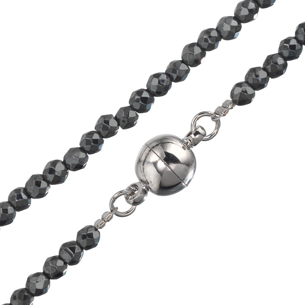 Collar Acero inoxidable Hematites 3 mm 42 cm