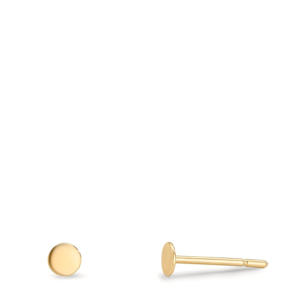 Pendientes Oro amarillo de 375/9K Ø3 mm