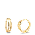 Aro con bisagra Oro amarillo de 375/9K