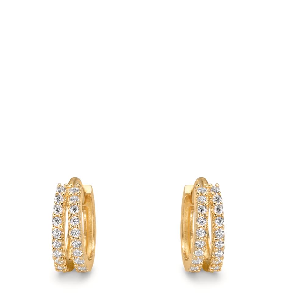 Aro con bisagra Oro amarillo de 375/9K Circonita 36 piedras
