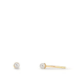 Pendientes Oro amarillo de 375/9K [shining Pearls], 2 Perlas 2-2.5 mm