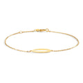 Pulsera Oro amarillo de 375/9K 16-18 cm