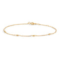 Pulsera Oro amarillo de 375/9K 16-18 cm