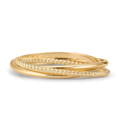 Anillo de dedo Oro amarillo de 375/9K