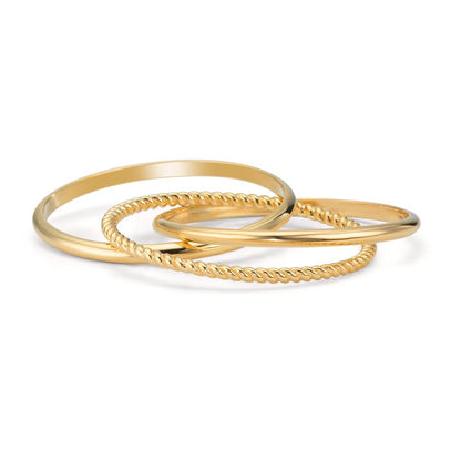 Anillo de dedo Oro amarillo de 375/9K