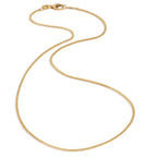 Collar forzada 750/oro amarillo de 18 quilates