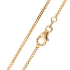 Collar forzada 750/oro amarillo de 18 quilates