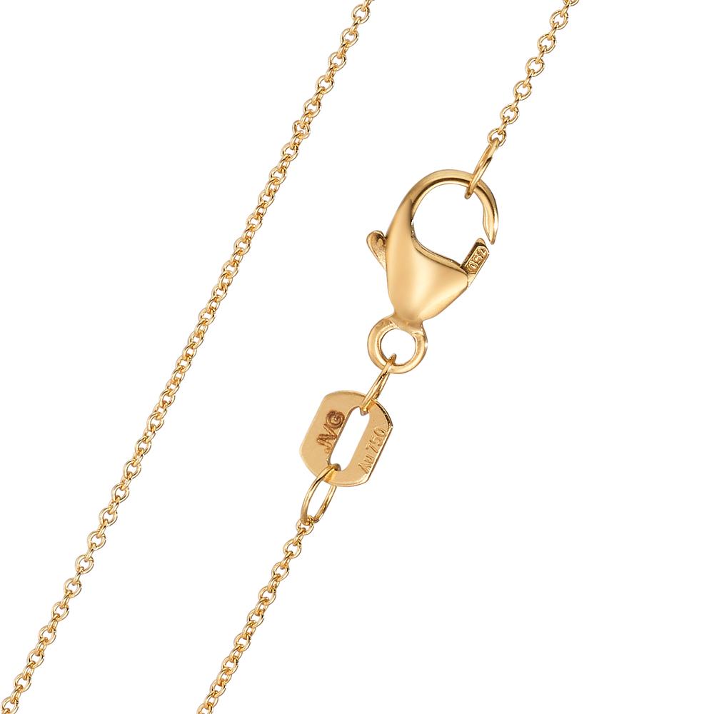 Collar 750/oro amarillo de 18 quilates