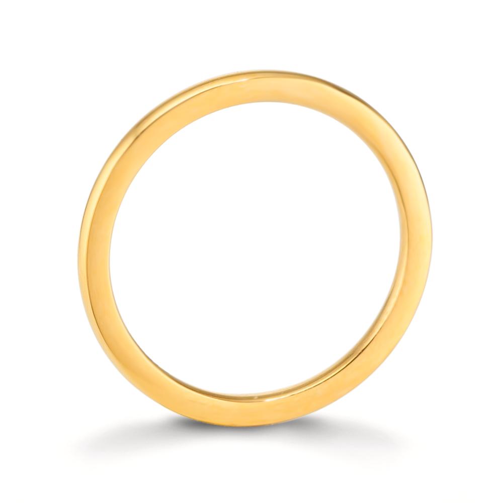 Anillo Acero inoxidable Amarillo Recubierto de IP