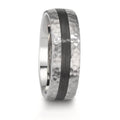 Anillo de pareja Acero inoxidable, Carbón