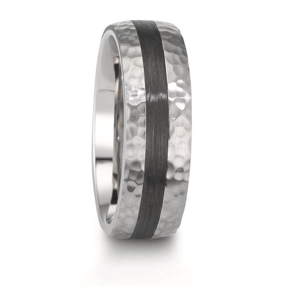 Anillo de pareja Acero inoxidable, Carbón