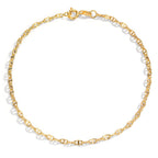 Tobilleras Oro amarillo de 585/14 kt. 25 cm