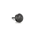 Pendientes 1ud Acero inoxidable Negro Recubierto de IP Montaña Ø8 mm