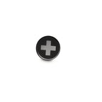 Pendientes 1ud Acero inoxidable Negro Recubierto de IP Ø8 mm