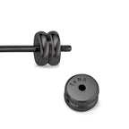 Pendientes 1ud Acero inoxidable Negro Recubierto de IP Ø8 mm