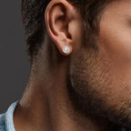 Pendientes 1ud Acero inoxidable Cruz Ø8 mm