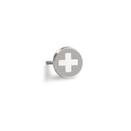 Pendientes 1ud Acero inoxidable Ø8 mm