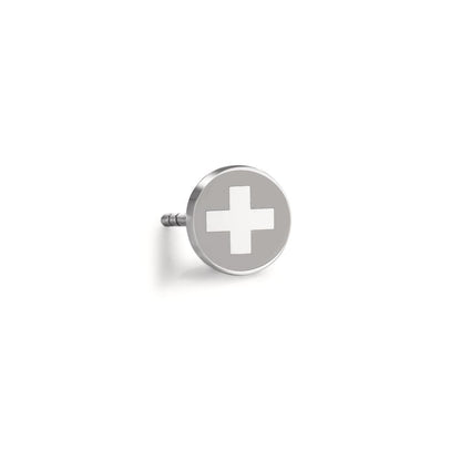 Pendientes 1ud Acero inoxidable Ø8 mm