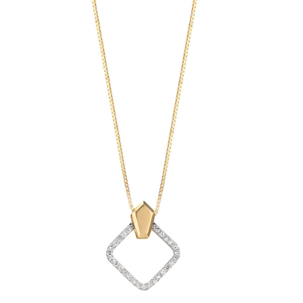 Colgante 750/oro amarillo de 18 quilates Diamante 0.10 ct, w-si