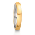 Anillo de pareja 750/oro amarillo de 18 quilates, 950 platino