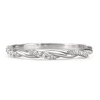 Anillo Plata Circonita 18 piedras Rodio plateado