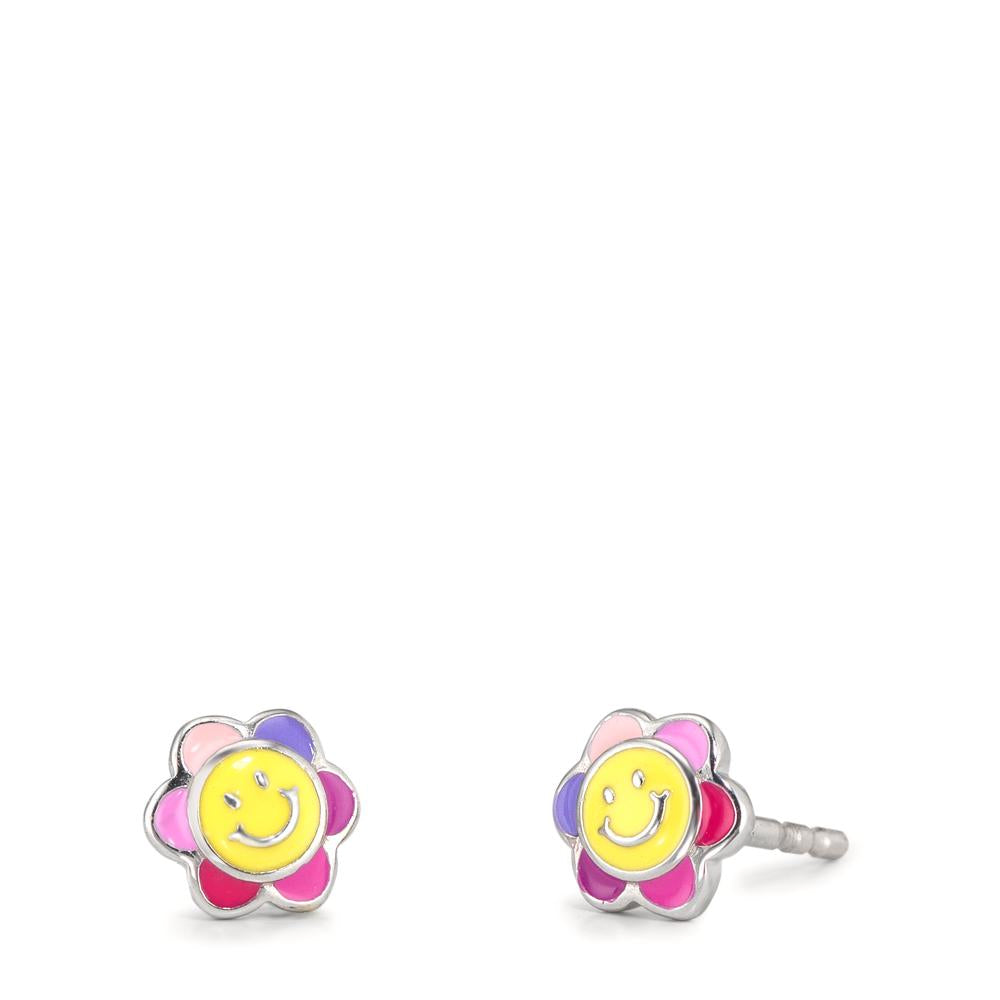 Pendientes Plata Rodio plateado Ø6 mm