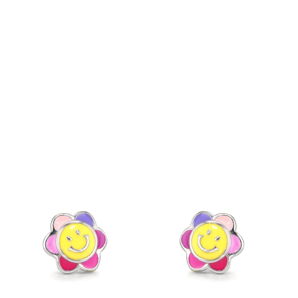 Pendientes Plata Rodio plateado Ø6 mm
