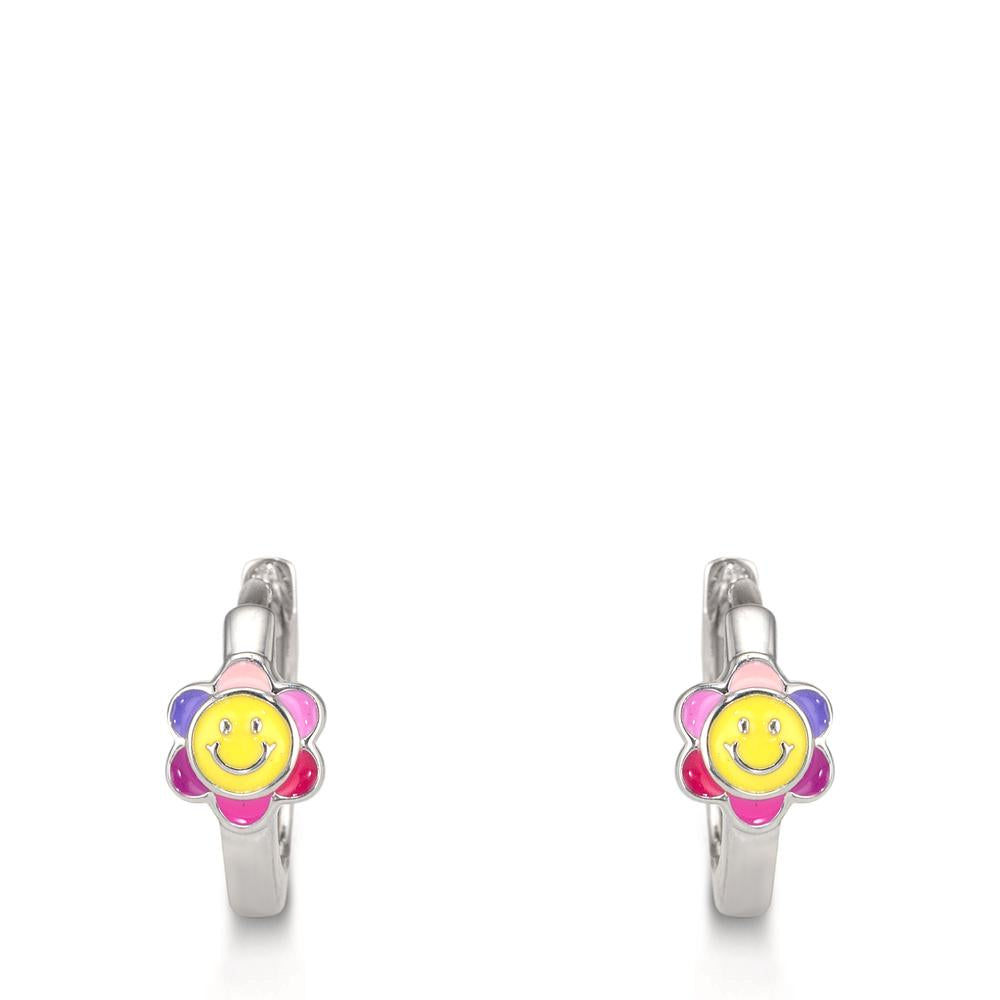 Aro con bisagra Plata Rodio plateado