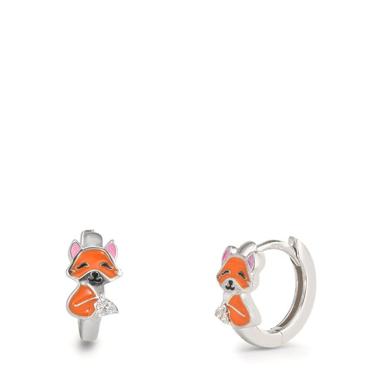 Aro con bisagra Plata Rodio plateado Zorro