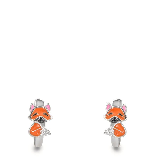 Aro con bisagra Plata Rodio plateado Zorro