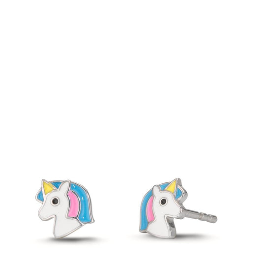 Pendientes Plata Rodio plateado Unicornio